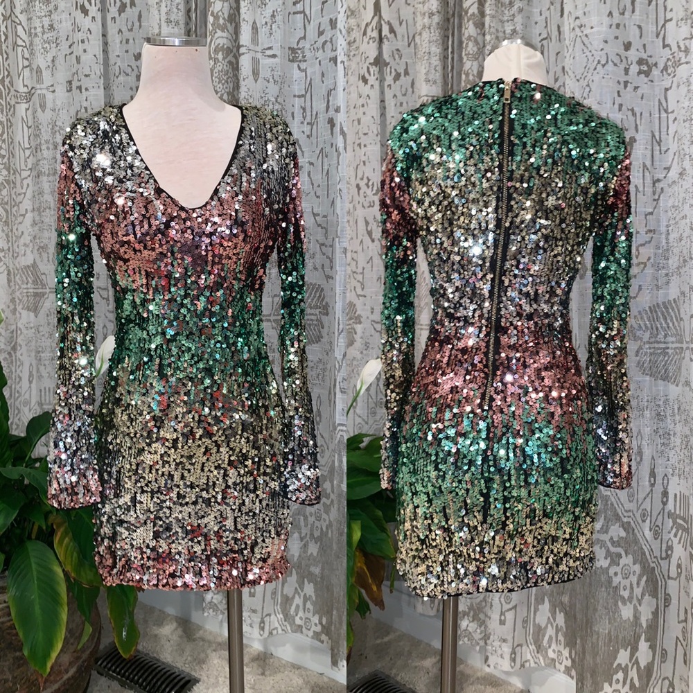 Sequin mini dress